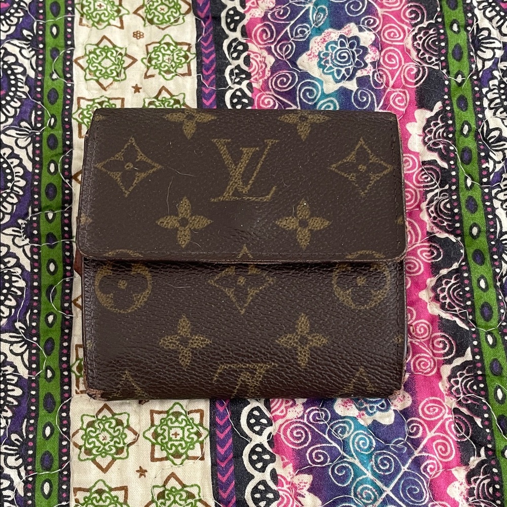 Louis Vuitton Brown Monogram Folded Wallet